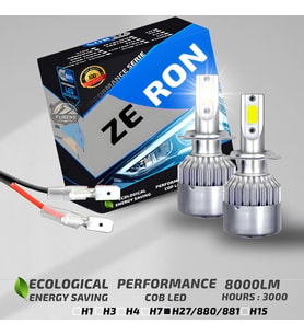 ZERON Performance Series H27 Led Xenon Şimşek Etkili Led Xenon Led Ampul