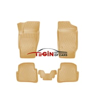 Seat İbiza 2009 3D Havuzlu Paspas Bej