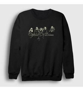 Presmono Unisex Siyah Band Children of Bodom Sweatshirt 33194tt