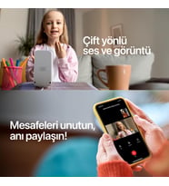 Lexroo Ev Kamerası (Ekranlı) 2.5K 4MP Mobil Kontrol WiFi 360° Hareket Takip Bebek Kamerası X7208