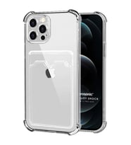 Microsonic Apple iPhone 12 Pro Max Card Slot Shock Kılıf Şeffaf (Renksiz)