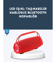 Northcity Taşınabilir Bluetooth Hoparlör IPX6 Suya Dayanıklı 10W + TF AUX Desteği