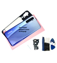 Oppo Reno 6 FULL KASA Arka Pil Batarya Kapağı (TAMİR SETİ) MAVİ