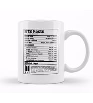 Bts Nutritional Facts 01 Kupa Bardak Porselen