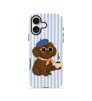 iPhone 16 Plus Vorian Çift Katmanlı Kılıf Cafe Dog Riviera