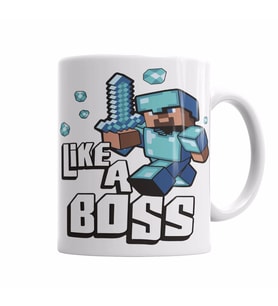 Minecraft Like a Boss Kupa Bardak Porselen