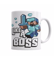 Minecraft Like a Boss Kupa Bardak Porselen