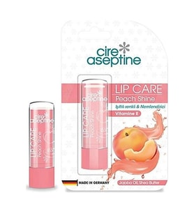 Cire Aseptine Lip Care Peach Shine Nemlendirici Işıltılı Dudak Bakım Kremi
