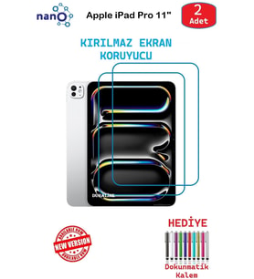 Apple iPad Pro 11" İçin Nano Ekran Koruyucu 9h Esnek 2 ADET