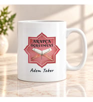 Arapça Öğretmenine İsme Özel Kupa Bardak