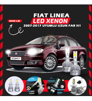 Fiat Linea 2007-2017 Uzun Far Uyumlu Şimşek Etkili Led Xenon Performance Series H1