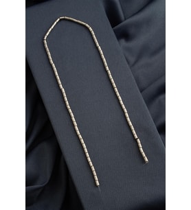 Hematit Doğal Taş Titanyum Silindir Kesim 3x5mm Dizi