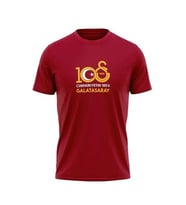 Galatasaray Lisanslı 100.Yıl T-Shirt (Kırmızı)