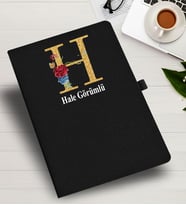 Kişiye Özel harf Tasarımlı  İsme Özel Defter