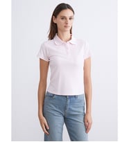 LCW EVERYDAY Pembe Polo Yaka Kadın Tişört