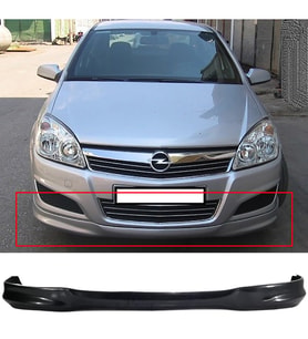 Opel Astra H Ön Ek Plastik Siyah karlık-ön-ek-bodykit 2010 2011 2012 Makyajlı Kasa