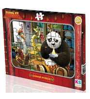 KS Games 3 Yaş Üzeri Erkek Çocuk Kung Fu Panda Frame Puzzle/Yapboz - 24 Parça - KP704-1