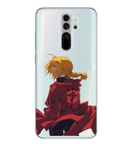 Xiaomi Redmi Note 8 PRO Uyumlu Edward Elric Tasarımlı Şeffaf Telefon Kılıfı