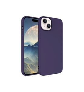 Apple iPhone 15 Uyumlu Kılıf Zore LSR Lansman Kapak (Koyu Mor)