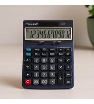 12 Haneli Hesap Makinesi - 100 İşlem Geri Çağırma