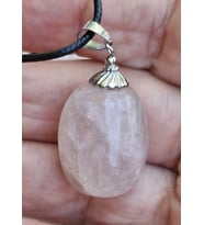 Pembe Quartz Kolye, Doğal Taş Kolye, Hediyelik, Moli Tasarım , 625040192