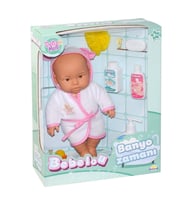 030031 Sunman, Bebelou Banyo Zamanı Bebek Seti, 35 Cm / +3 Yaş