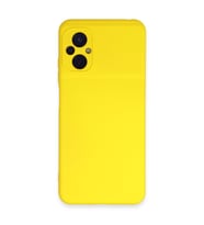 Poco M5 Kılıf Nano Içi Kadife Silikon - Sarı