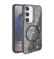 Microsonic Samsung Galaxy S23 FE Kılıf GlamGrip Luxe Siyah (Siyah)