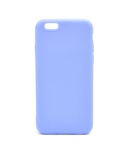 iPhone 6 / 6S Uyumlu Düz Renk Esnek Yumuşak Silikon Kılıf  Rubber Açık Mor