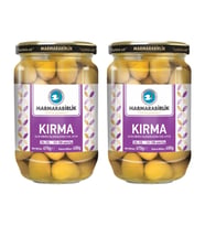 MarmaraBirlik Yesil Kırma Zeytin 400 gr Cam 3XL 3XL x 2 Adet