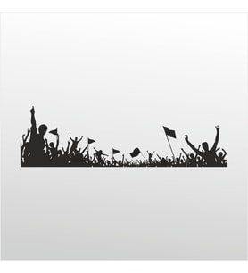 Folyo Sticker Tribün 50cm Uzunluk (Karışık)