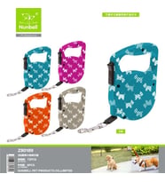 NUNBELL OTAMATİK TASMA ŞERİT 3mt (KÖPEK DESENLİ)