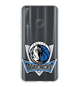 Huawei Honor 20 Lite Uyumlu Kapak Dallas Mawericks Tasarımlı Şeffaf Silikon Kılıf