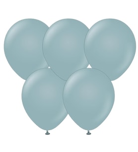 Retro Fırtına Mavisi Latex Balon 10 Adet
