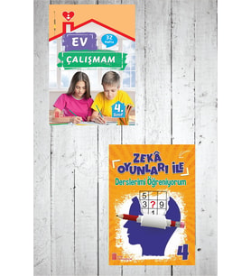 4.Sınıf Ev Çalışmalarım+Zekâ Oyunları ile Derslerimi Öğreniyorum (Karışık)
