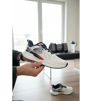 Enoch Erkek Spor Ayakkabı Desenli ve Logolu Sneaker Koşu Yürüyüş Performans Modeli