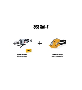 Sgs Set-7 (SGS PPRC BORU KAYNAK SETİ 1500 WATT SGS348+SGS PPRC BORU MAKASI MANUAL SGS1010)