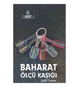 6 lı Şeffaf Baharat Kaşığı Camino Design