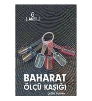 6 lı Şeffaf Baharat Kaşığı Camino Design