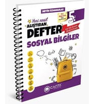 Çanta 5.Sınıf Sosyal Bilgiler Okula Yardımcı Alıştıran Defter