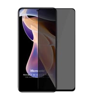Microsonic Xiaomi Redmi Note 11 Pro 5G Privacy 5D Gizlilik Filtreli Cam Ekran Koruyucu Siyah