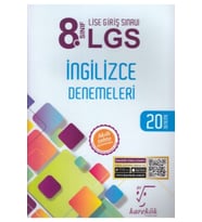 Karekök Yayınları Karekök 8. Sınıf Lgs Ingilizce 20 Deneme Yeni (Çok Renkli)