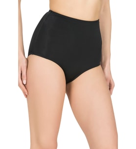 Endeep Kadın Yüksek Bel Siyah Bikini Altı