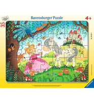 Ravensburger 35P Bçer Puz Küçük Prenses Yapboz (Krem)