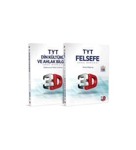 3D Yayınları TYT Felsefe ve Din Kültürü ve Ahlak Bilgisi Soru Bankası