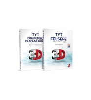 3D Yayınları TYT Felsefe ve Din Kültürü ve Ahlak Bilgisi Soru Bankası