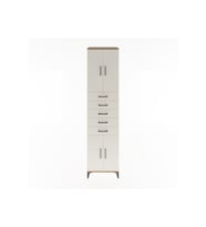 Hyperion Dolap 3 Raflı 5 Çekmeceli 4 Kapaklı 60x44x243 Çam-Aytaşı