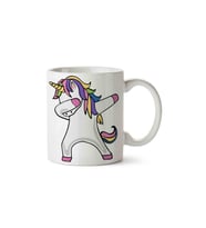 Unicorn Porselen Kupa Bardak (Beyaz)