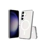 Samsung Galaxy S24 Plus Kılıf Magneticsafe Şeffaf Silikon - Şeffaf