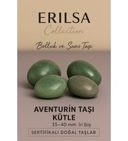 Sertifikalı Aventurin Taşı Kütle 35–40 mm – Bolluk ve Şans Taşı İri Boy Doğal Taş (Çok Renkli)